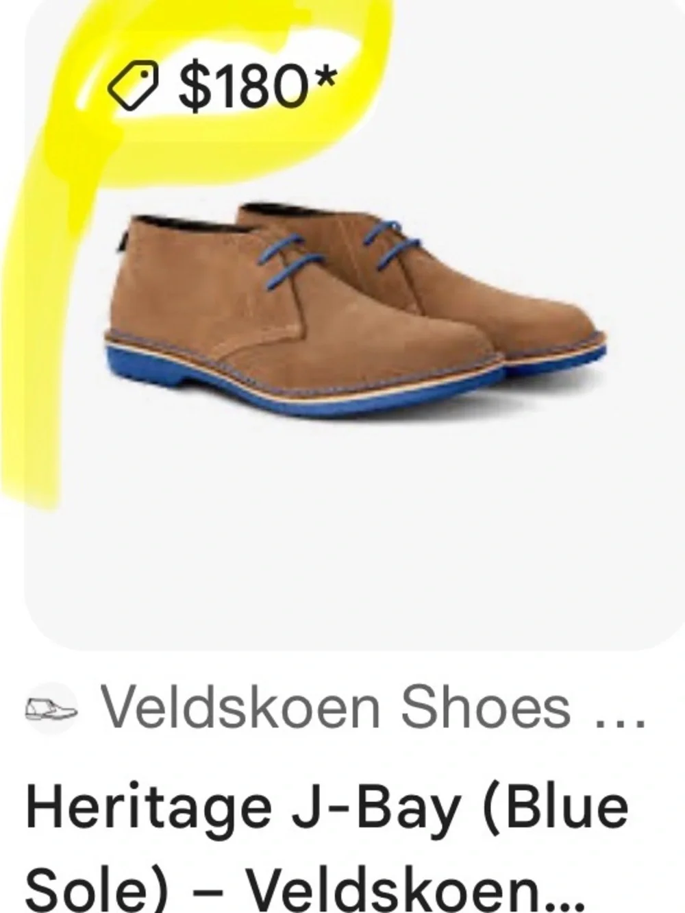 VELDSKOEN South African HERITAGE J-Bay men’s chukka suede ankle boots size 11